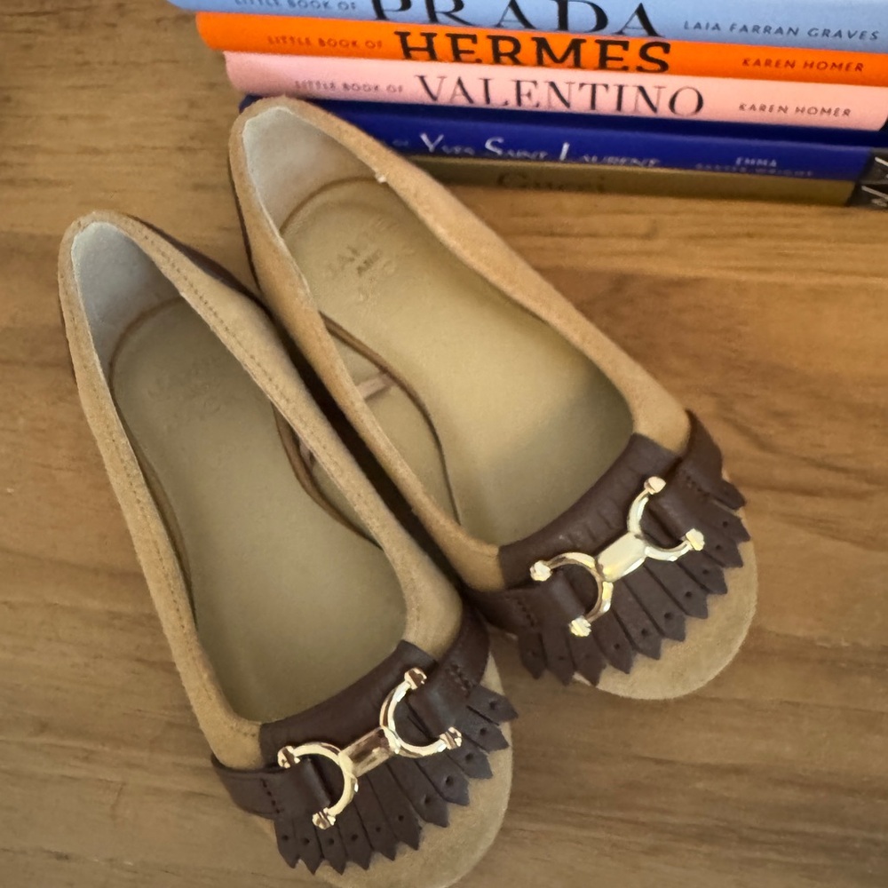 EUC Janie and Jack Bridle Girl’s  Bit Flats Dress Shoes - Picture 2 of 10